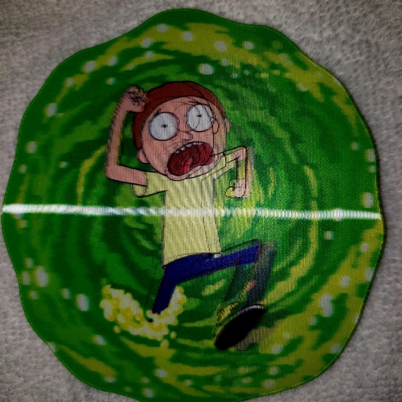 Rick & Morty 3D Dimensional Portal 4pc Coasters Mr Poopy Butthole Mr Meeseeks - Picture 3 of 8